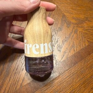 Lavender Facial Serum — Light Wood & Clear Purple Bottle